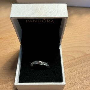 Pandora Silver Solitaire Ring Timeless Elegance